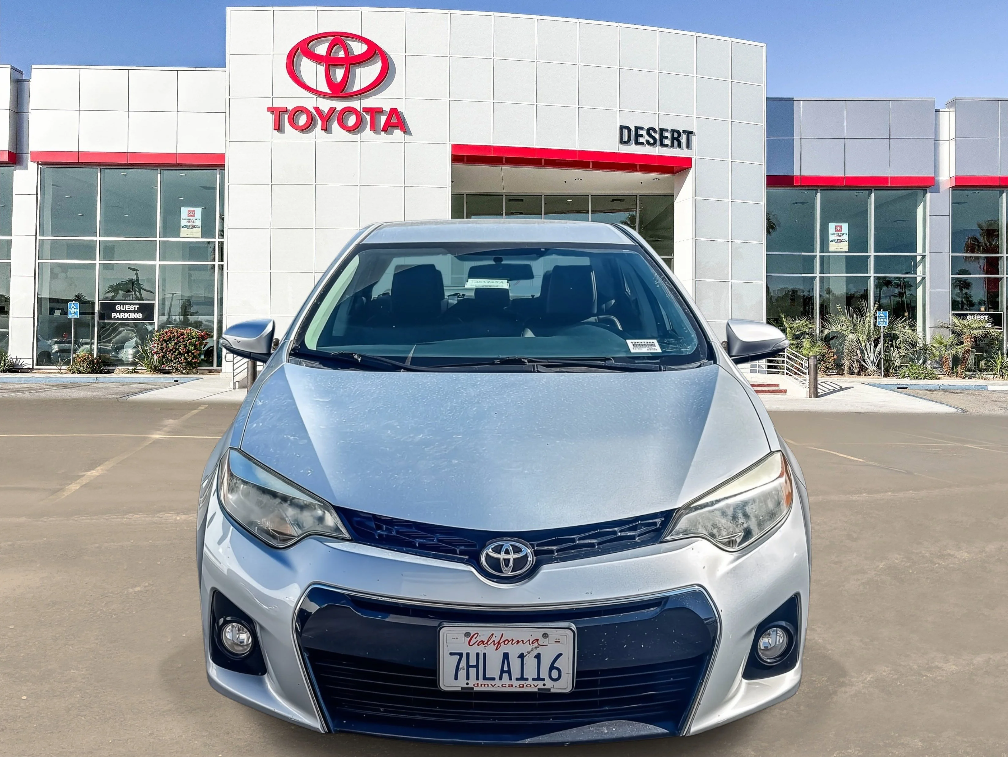Used 2015 Toyota Corolla S Plus with VIN 5YFBURHE5FP197781 for sale in Cathedral City, CA