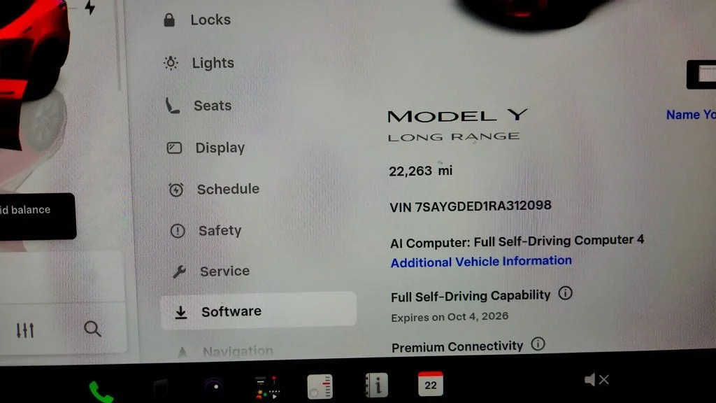Used 2024 Ultra Red Tesla Long Range AWD w/ Premium White Interior image 14