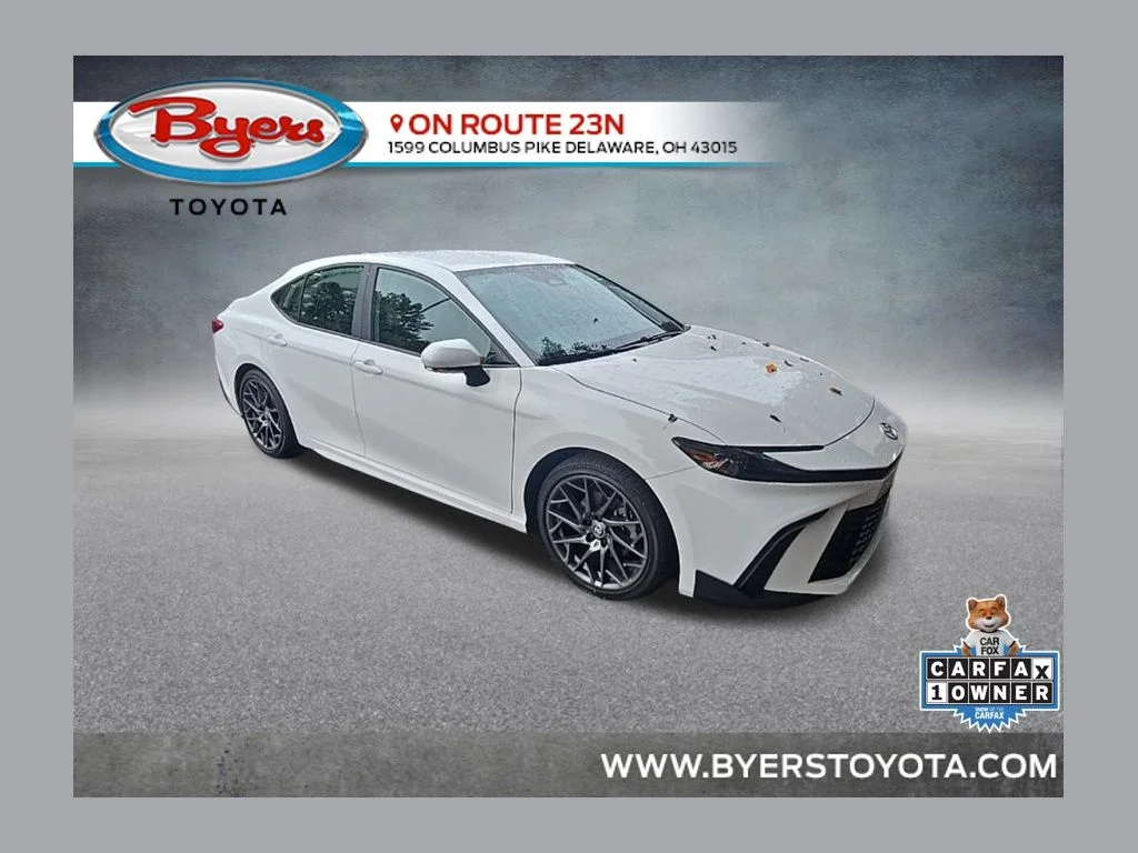 Used 2025 White Toyota SE image 1