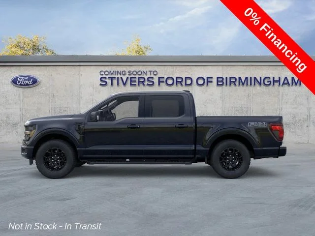 New 2026 Agate Black Metallic Ford XLT image 4