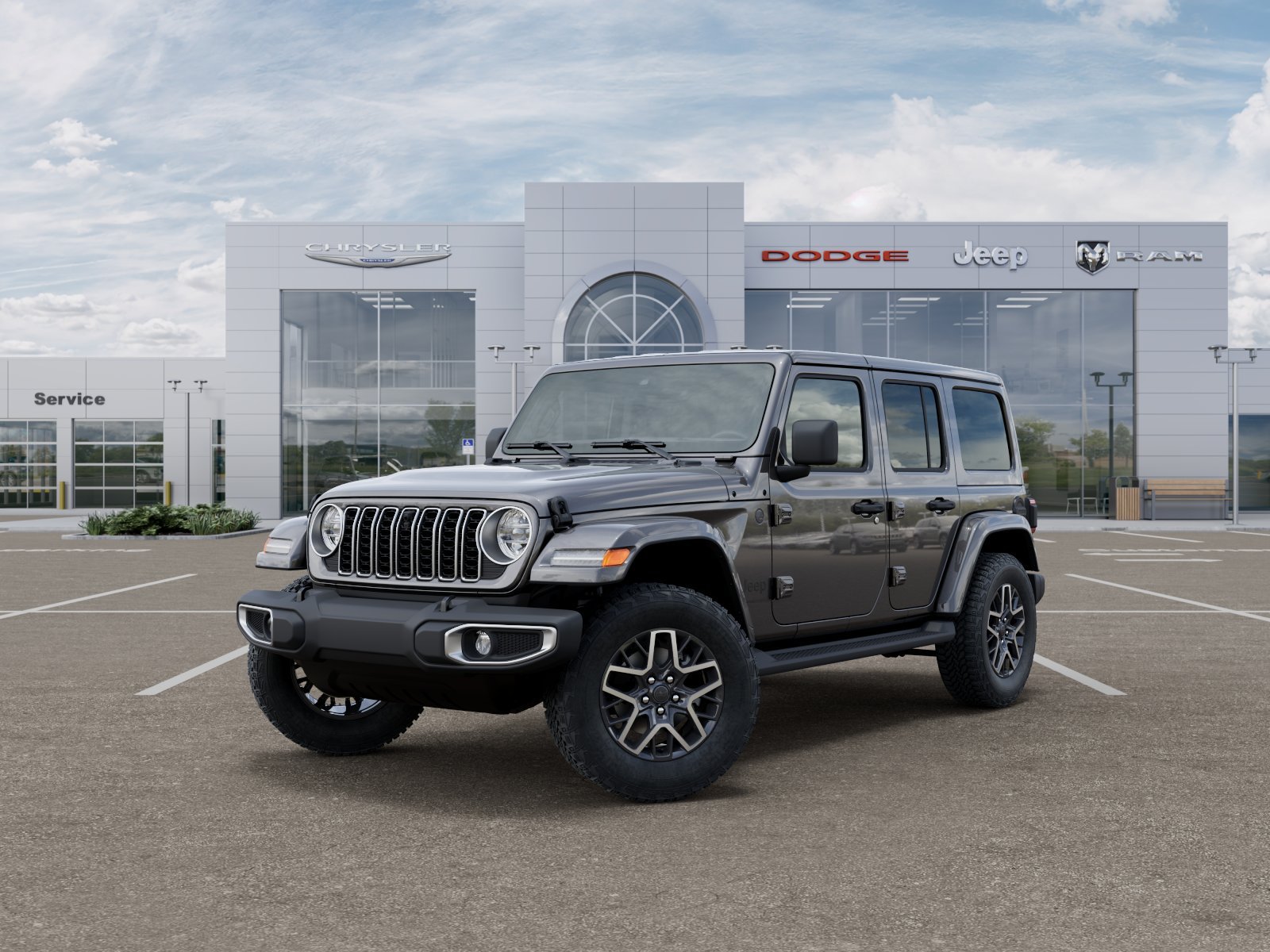New 2026 Granite Crystal Metallic Clear-Coat Exterior Paint Jeep Sahara image 10