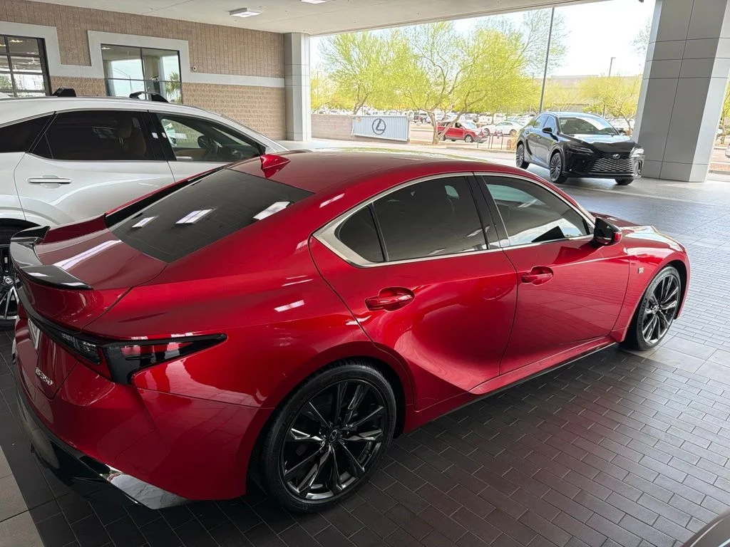 Used 2022 Red Lexus 350 F SPORT image 3