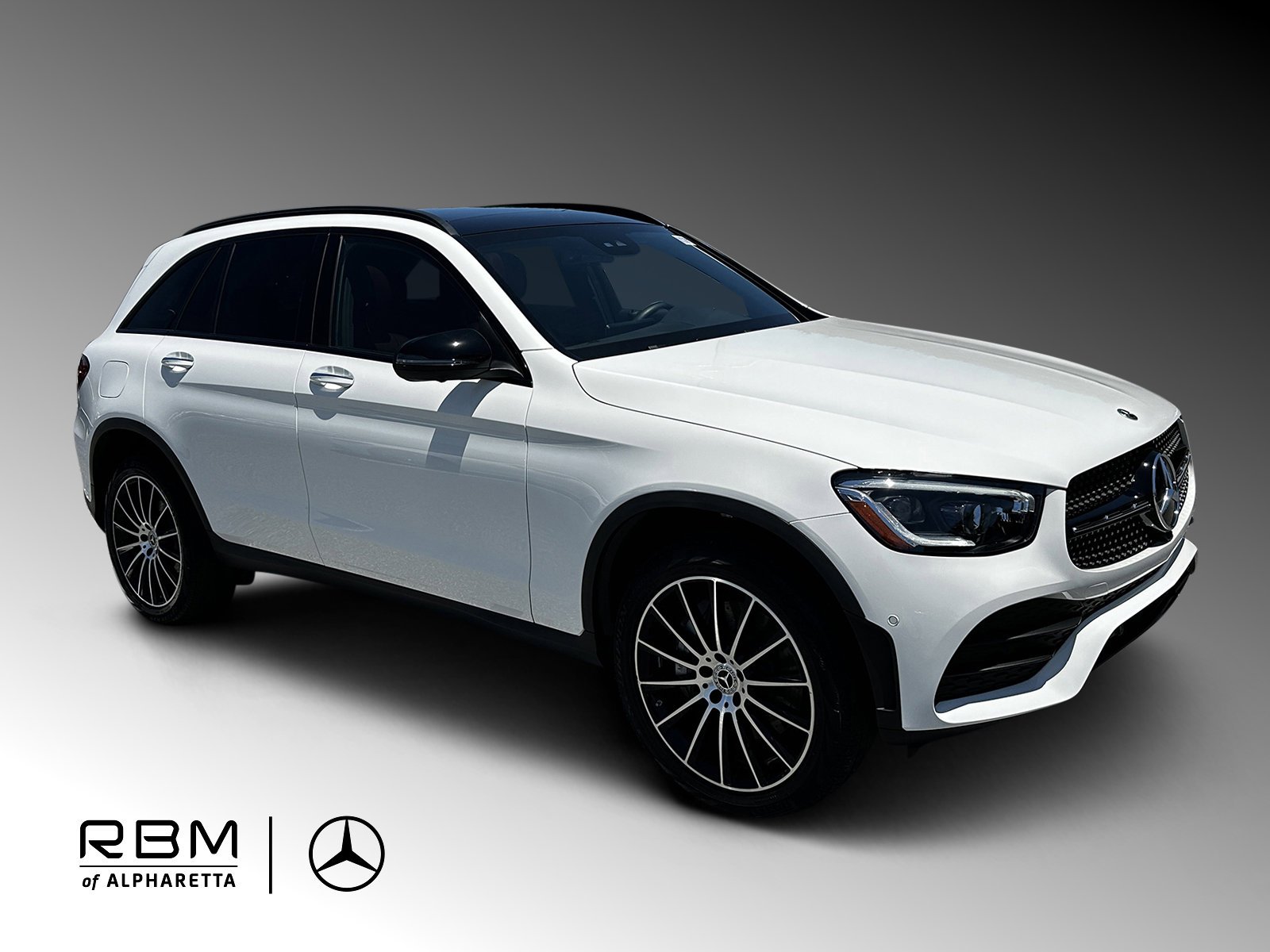 Certified Used 2022 White Mercedes-Benz GLC 300 image 1