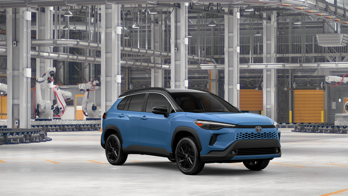New 2026 Cavalry Blue with Jet Black roof Toyota Hybrid XSE image 15