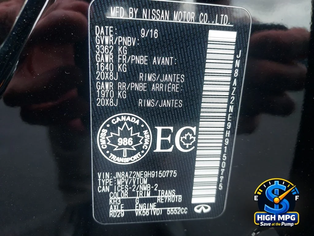 Used 2017 Black INFINITI Base image 26