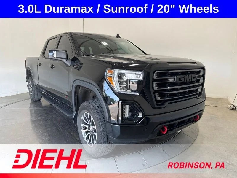 Used 2020 Black GMC AT4 image 1