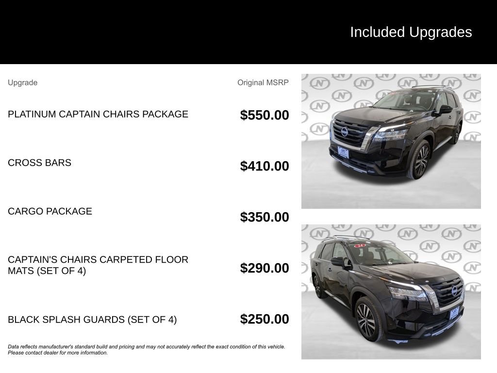 Used 2024 Black Nissan Platinum image 3