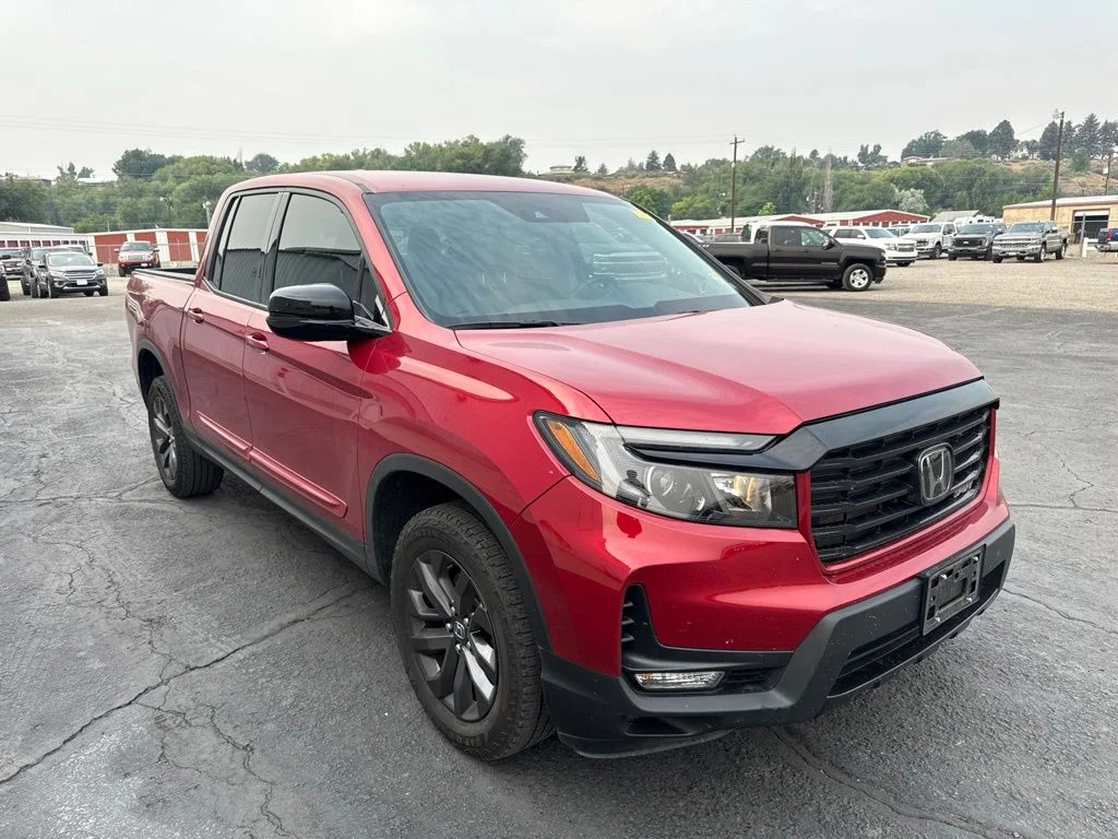 Used 2022 Radiant Red Metallic II Honda Sport image 1