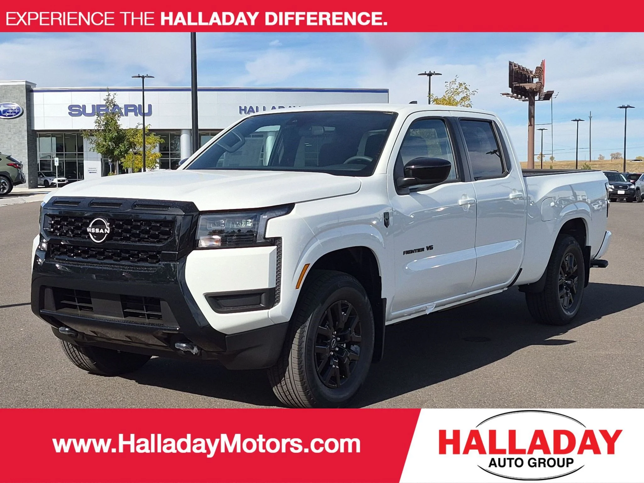 New 2027 Glacier White Nissan Crew Cab SV Long Bed image 1