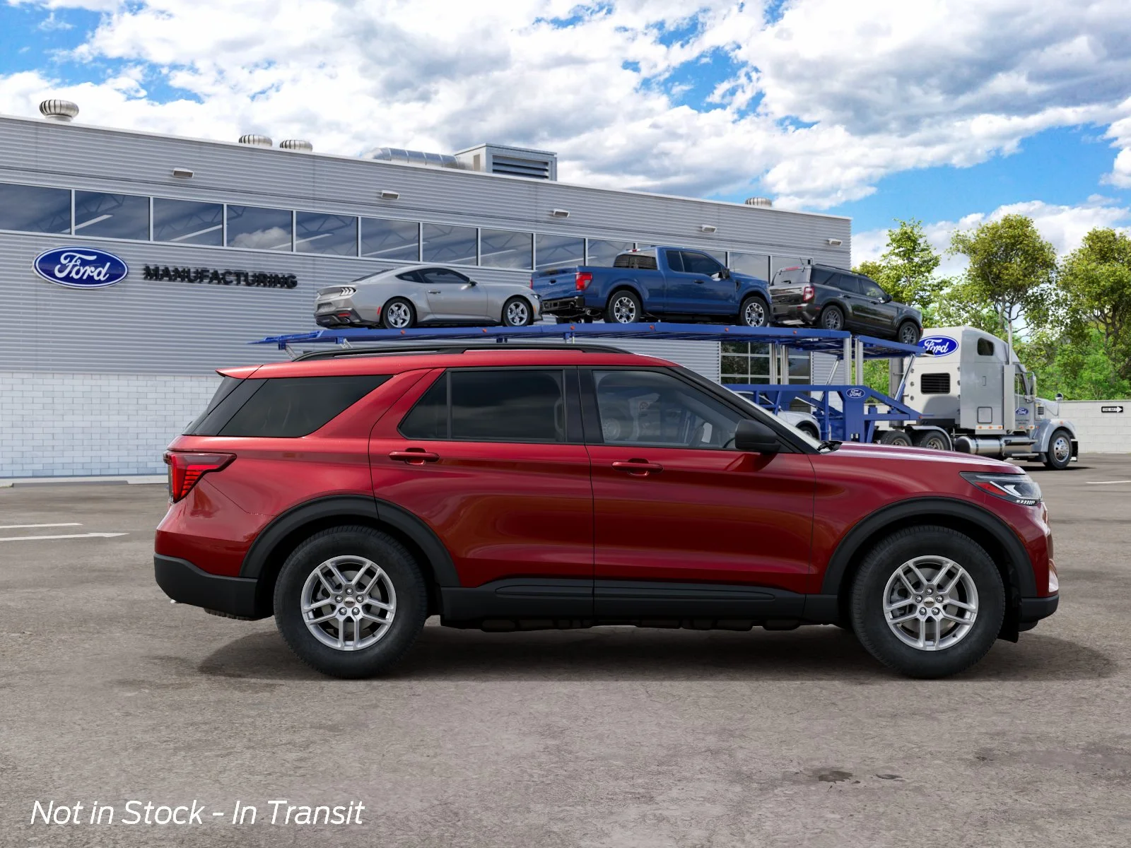 New 2027 Ruby Red Metallic Tinted Clearcoat Ford Active image 5