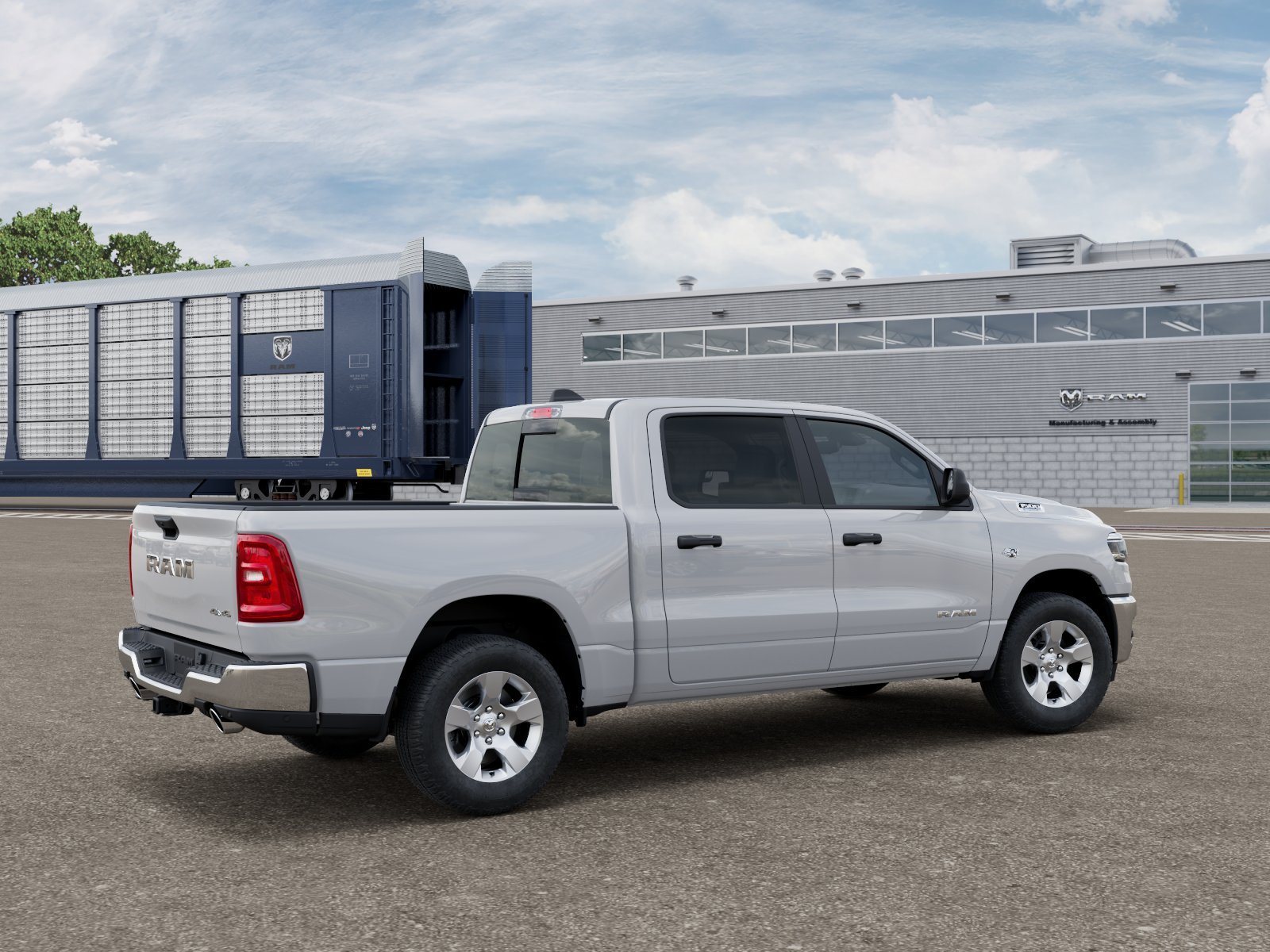 New 2026 Bright White Clear-Coat Exterior Paint RAM TRADESMAN image 2