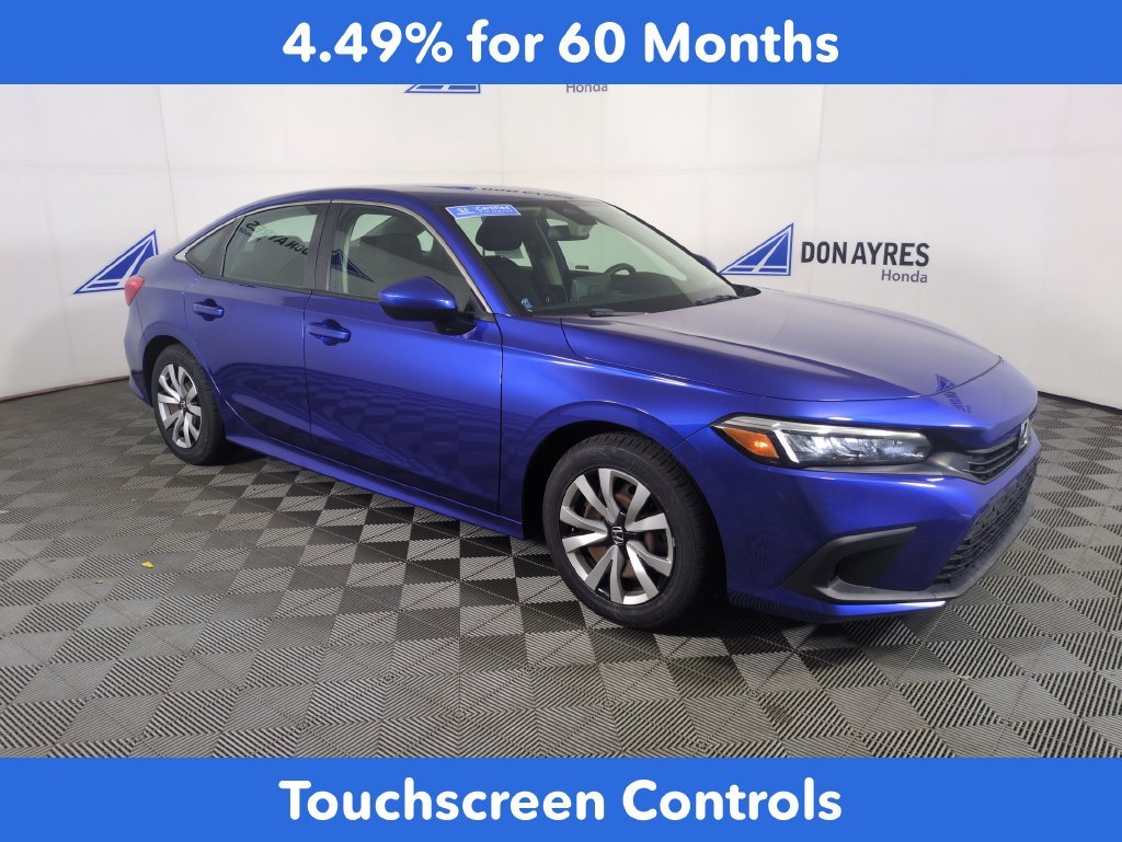 Certified Used 2022 Aegean Blue Metallic Honda LX image 10