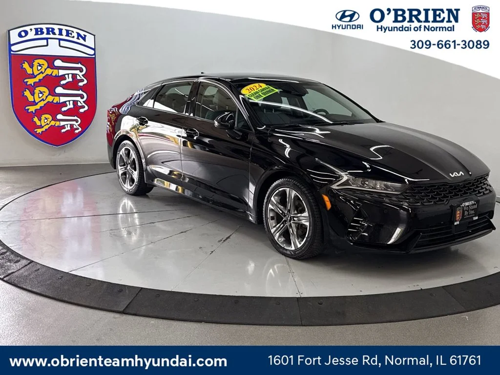 Used 2024 Ebony Black Kia EX image 1