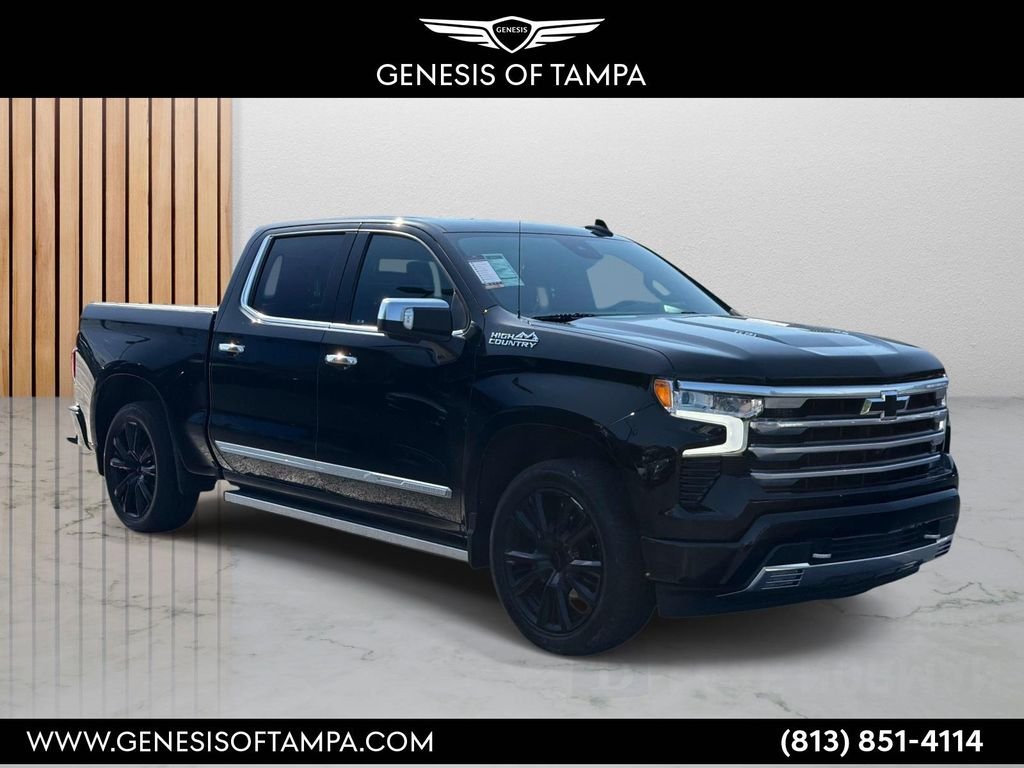 Used 2024 Black Chevrolet High Country image 1
