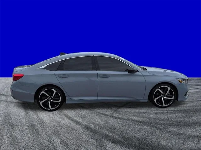 Certified Used 2021 Blue Honda Sport image 3