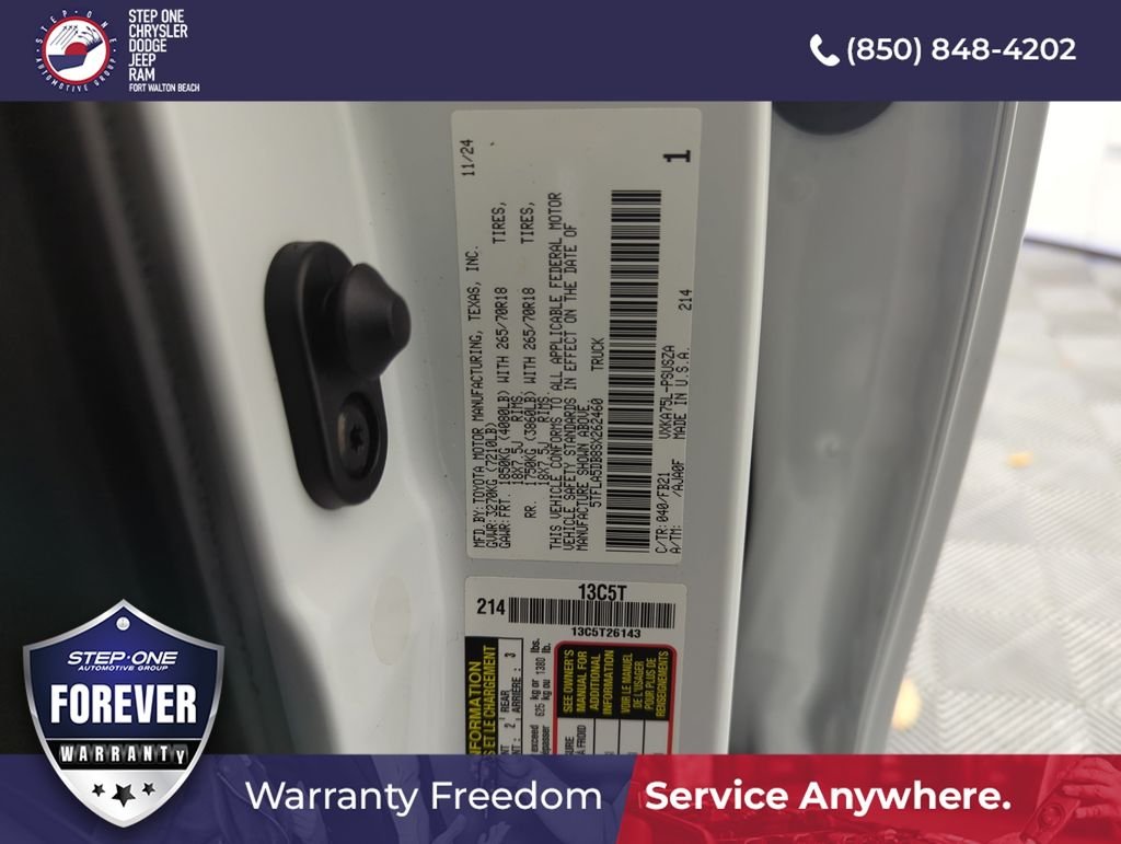 Used 2025 White Toyota SR5 image 37