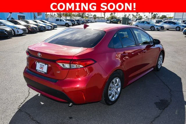 Used 2021 Red Toyota LE image 5