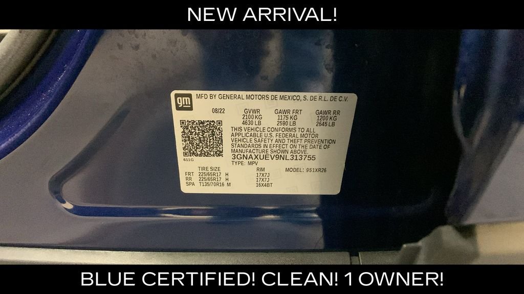 Certified Used 2022 Blue Chevrolet LT image 45