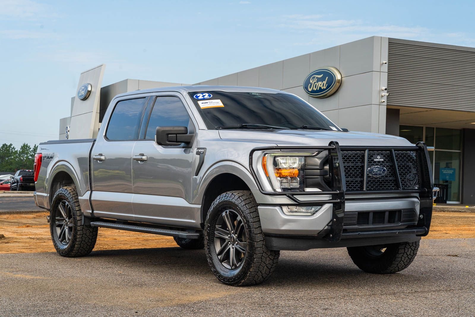 Certified Used 2022 Silver Ford XLT image 1