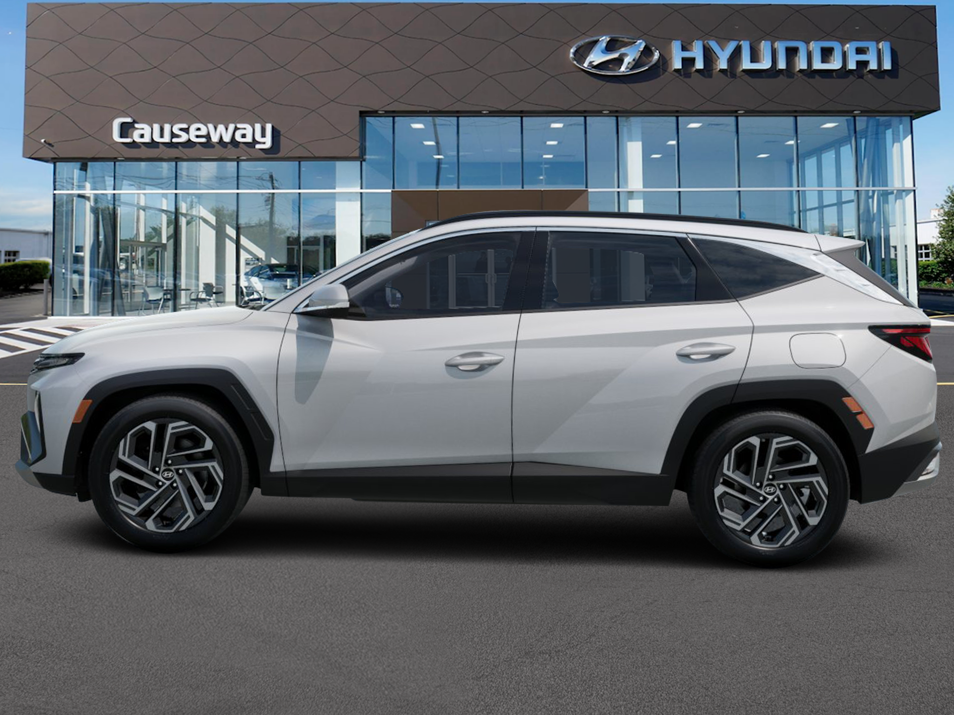 New 2026 White Hyundai SEL Plus AWD image 3