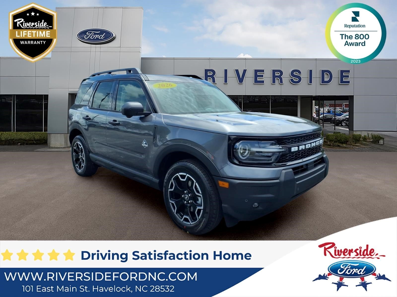 New 2026 Carbonized Gray Metallic Ford Outer Banks® image 1