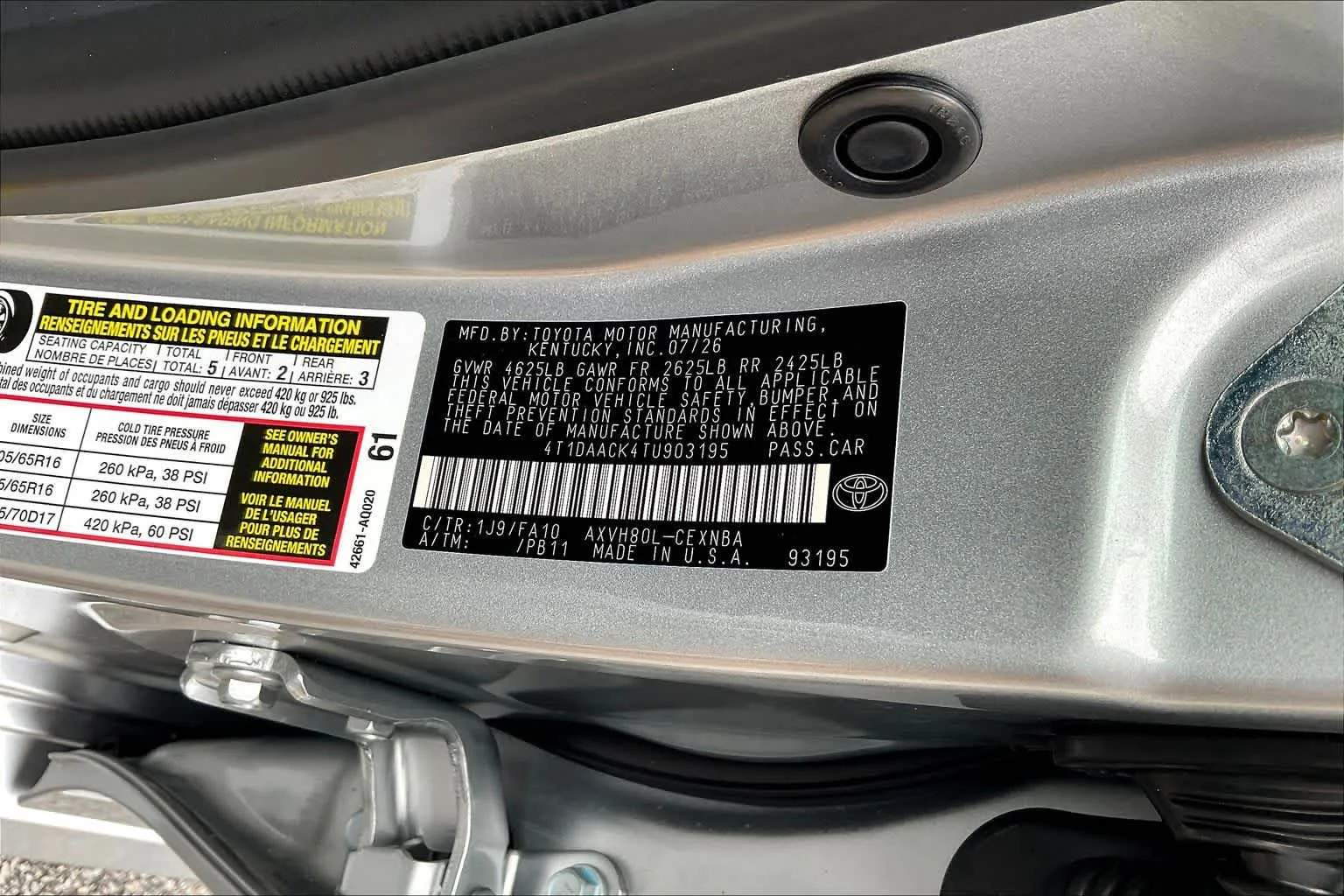New 2026 Celestial Silver Metallic Toyota LE image 19