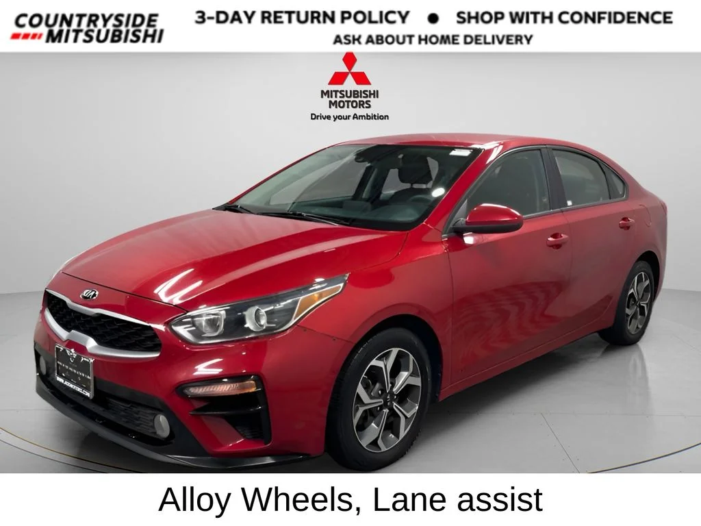 Used 2021 Currant Red Kia LXS image 1