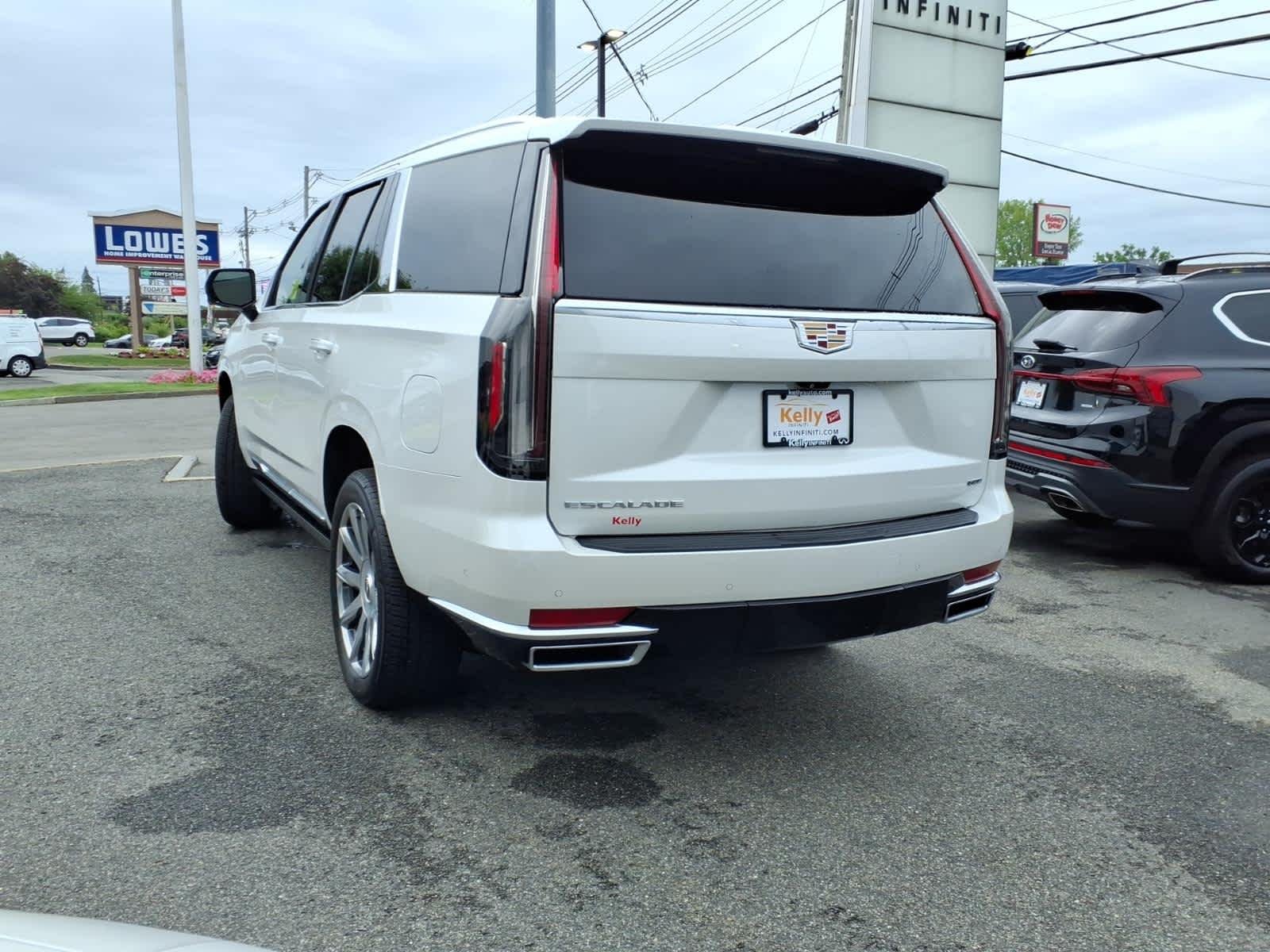 Used 2024 Crystal White Tricoat Cadillac 4WD Premium Luxury image 6