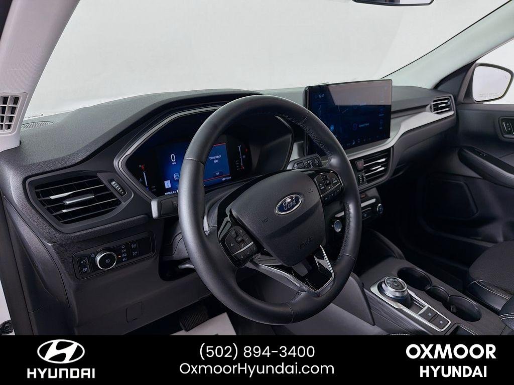 Used 2024 Star White Metallic Tri-Coat Ford PHEV image 9