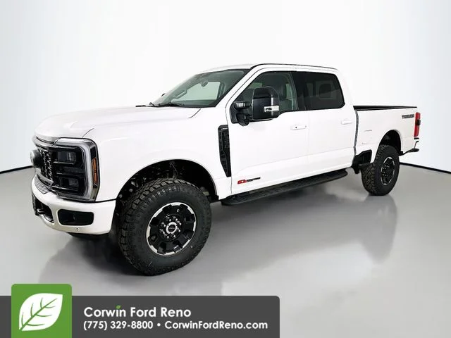 New 2026 Star White Metallic Tri-Coat Ford Lariat image 3
