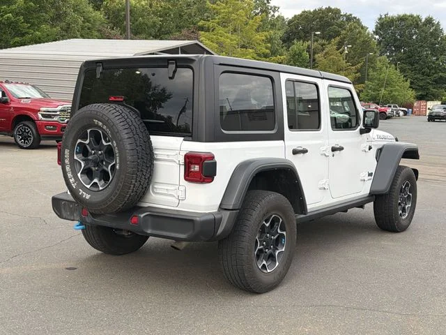 Used 2022 White Jeep Unlimited Rubicon 4xe image 4