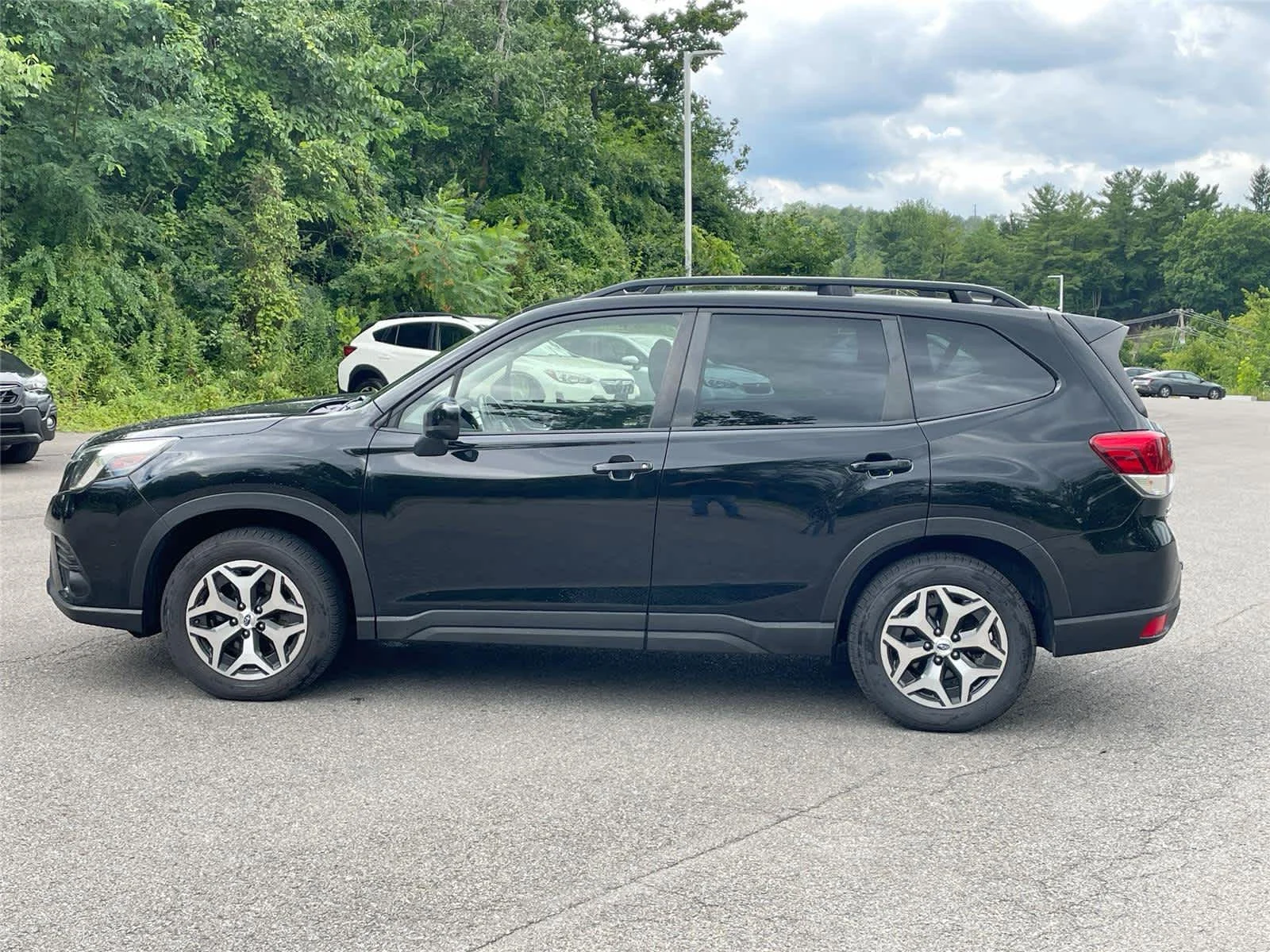 Used 2024 Crystal Black Silica Subaru Premium image 2