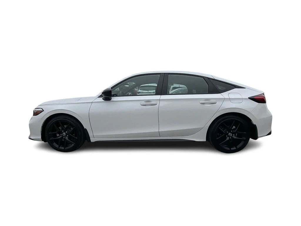 Used 2025 Platinum White Pearl Honda Sport CVT Hatchback Certified Pre-Owned   Clean Ti image 8