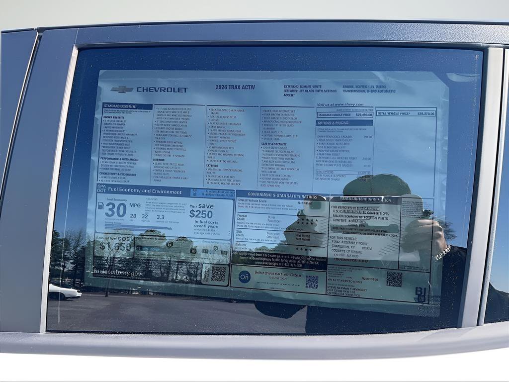 New 2026 Chevrolet Trax ACTIV 4D Sport Utility