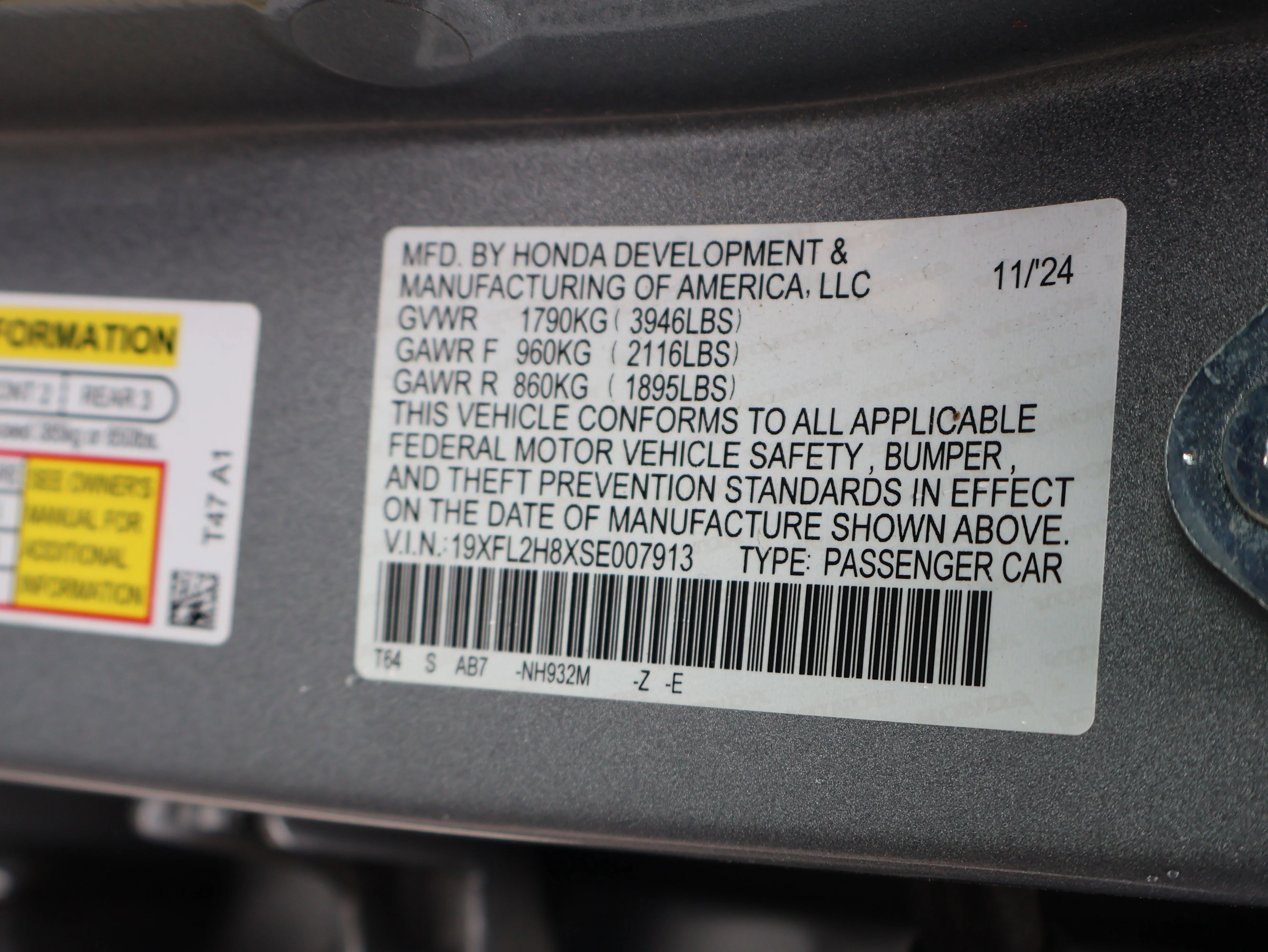Used 2025 Solar Silver Metallic Honda Sport image 34