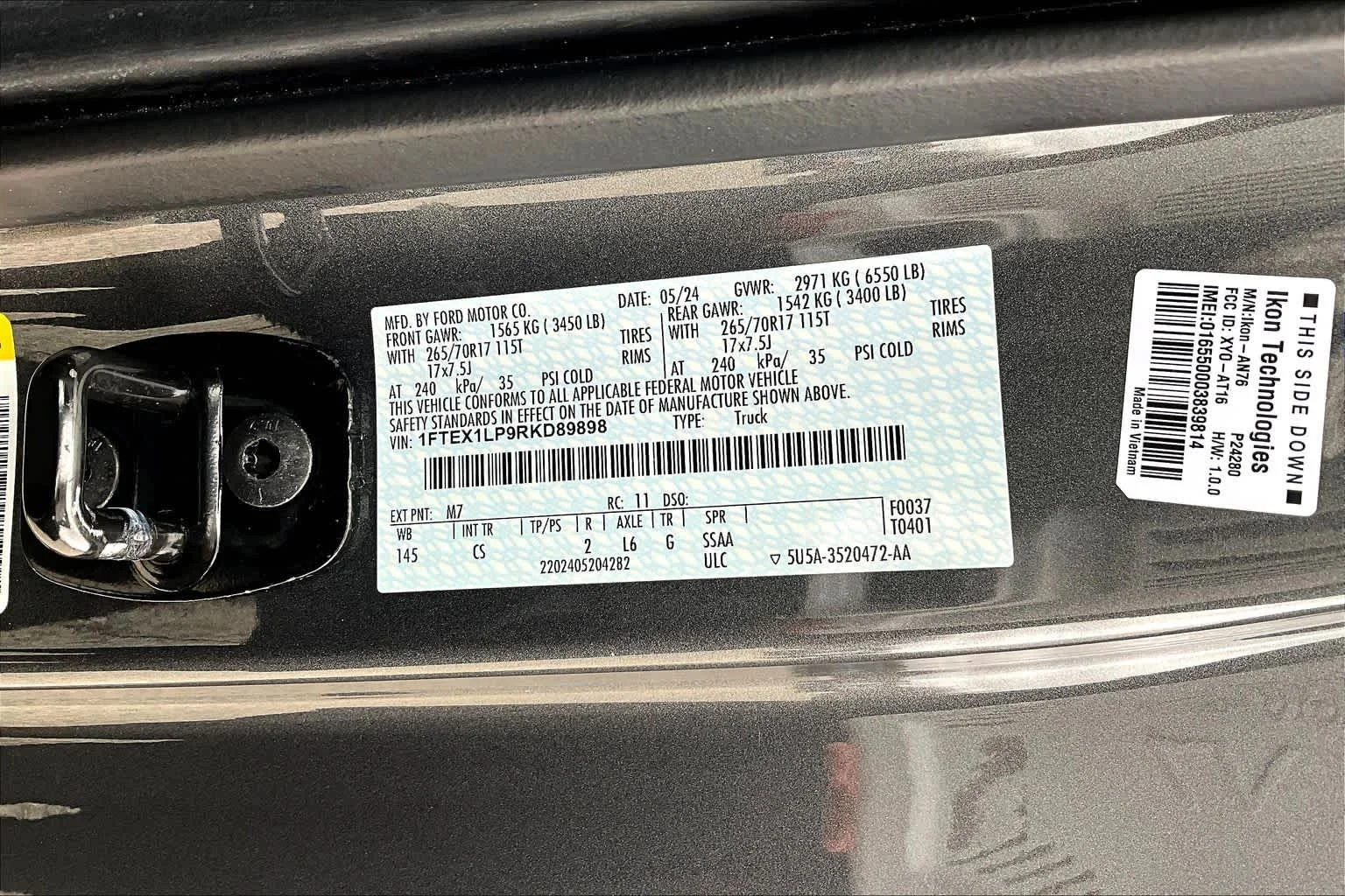 Certified Used 2024 Carbonized Gray Metallic Ford XL image 34