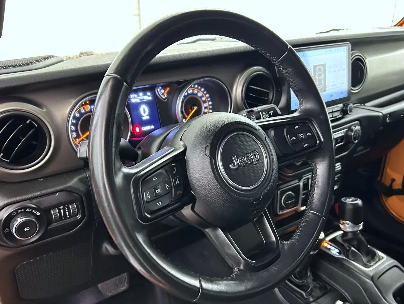 Used 2018 Orange Jeep Unlimited Sport S image 13