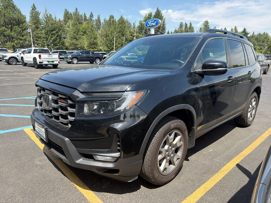 Certified Used 2022 Crystal Black Pearl Honda TrailSport image 1