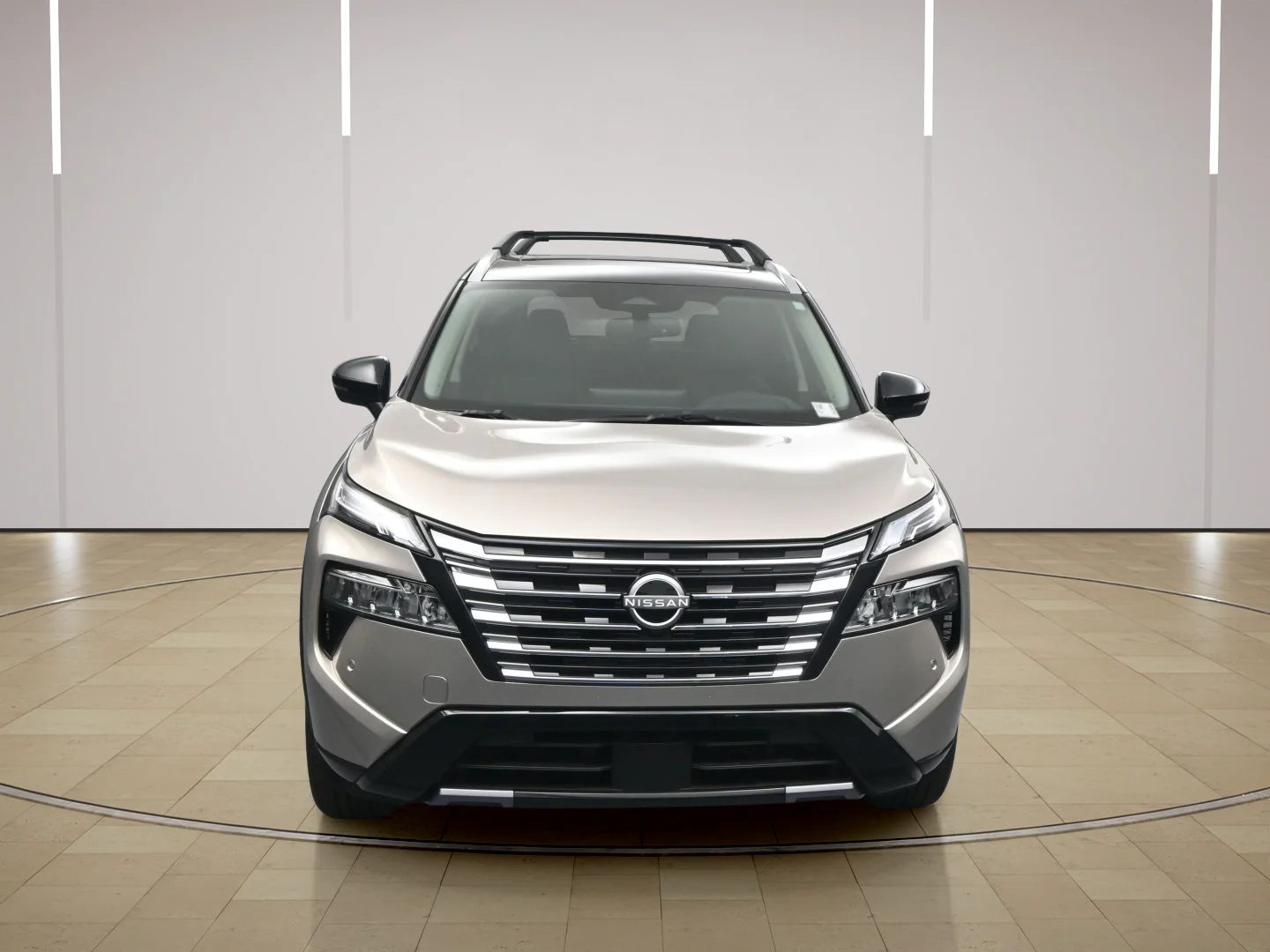 New 2026 Champagne Silver Metallic/Super Black Nissan Platinum image 2