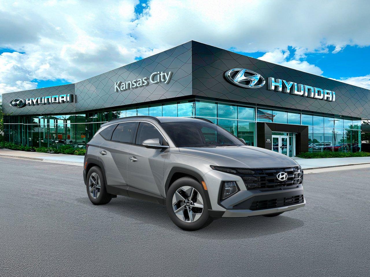 New 2026 Shimmering Silver Hyundai SEL FWD image 2