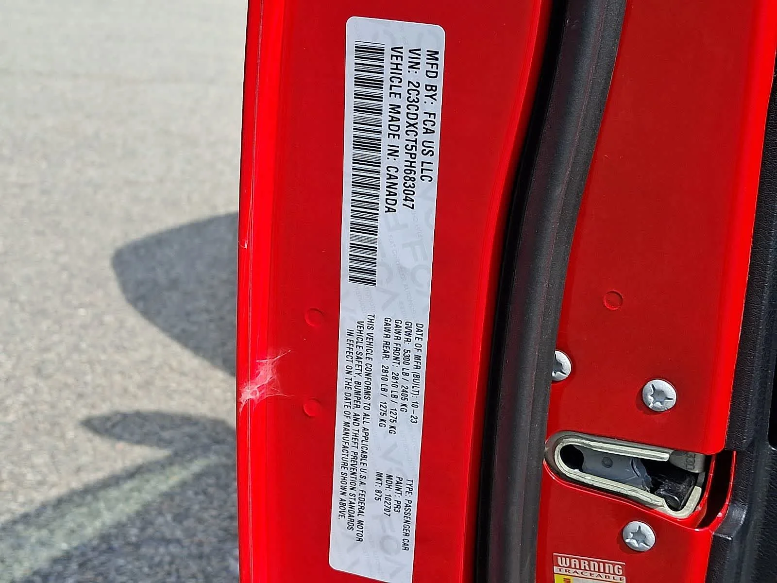 Used 2023 Torred Clearcoat Dodge R/T image 30