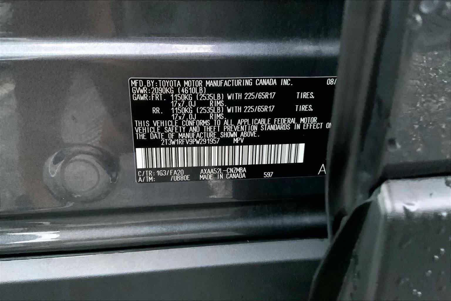 Used 2023 Magnetic Gray Metallic Toyota XLE image 31