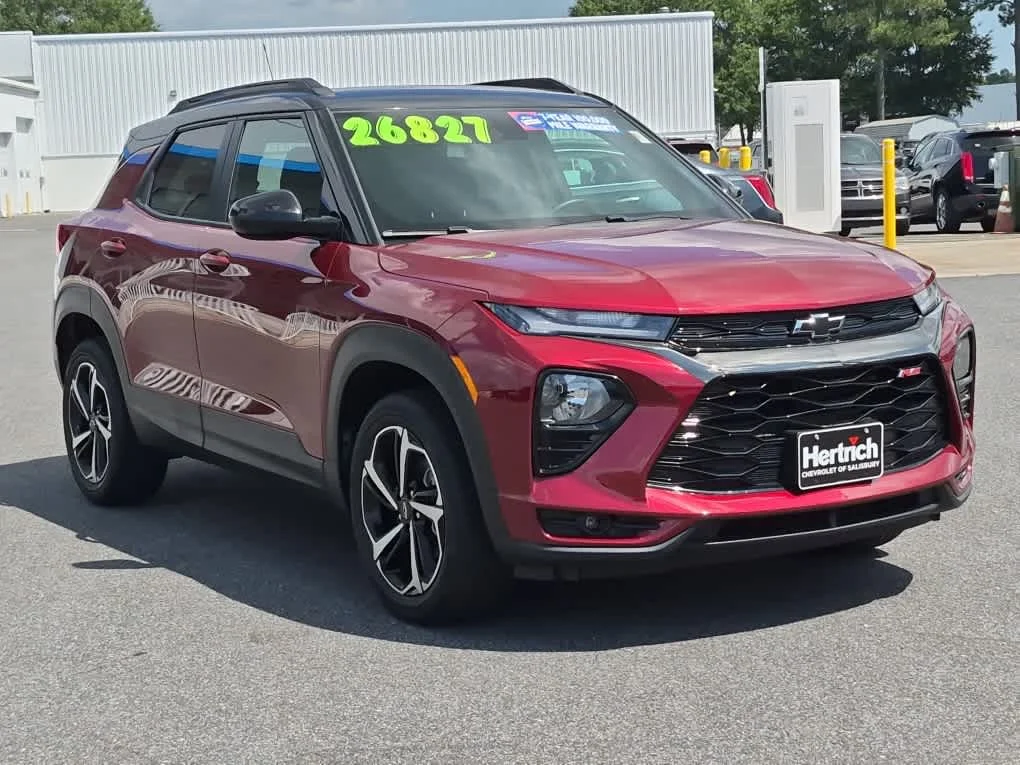 Certified Used 2023 Crimson Metallic Chevrolet RS image 2