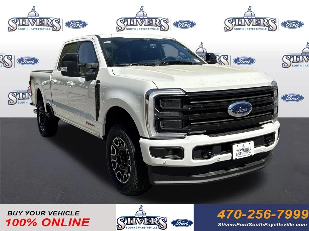 New 2026 Star White Metallic Tri-Coat Ford Platinum image 1