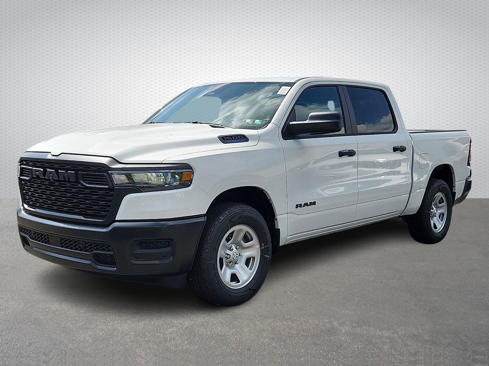 New 2026 Bright White Clear-Coat Exterior Paint RAM Tradesman Crew Cab 4x4 5