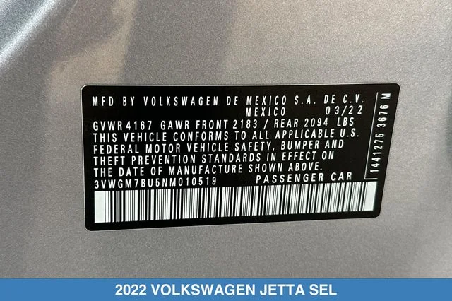 Used 2022 Silver Volkswagen 1.5T SEL image 31