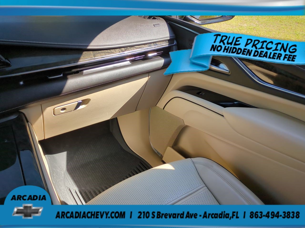 Used 2023 Dark Moon Blue Metallic Cadillac 4WD Premium Luxury image 17