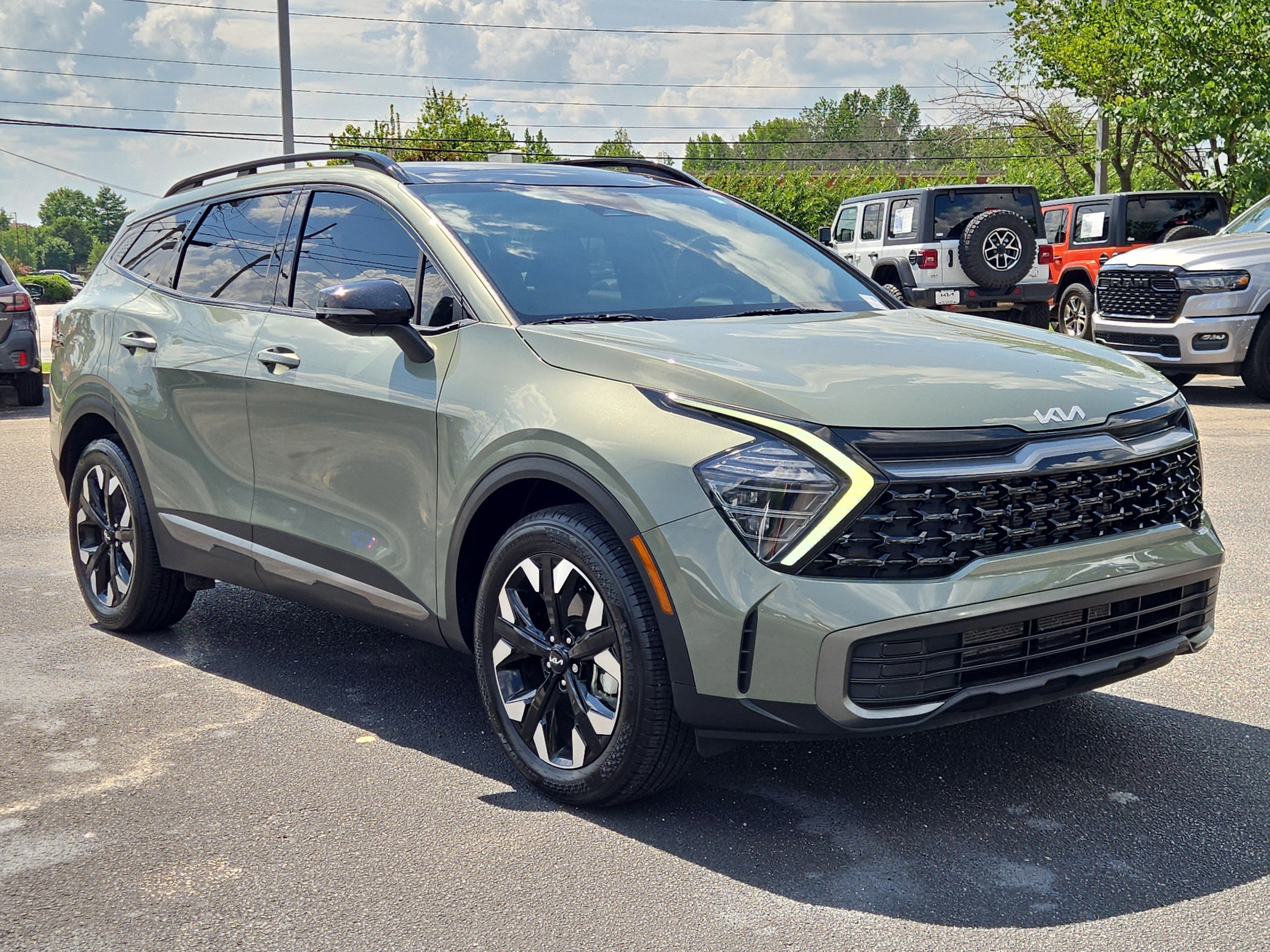 Used 2024 Jungle Green Kia X-Line image 2