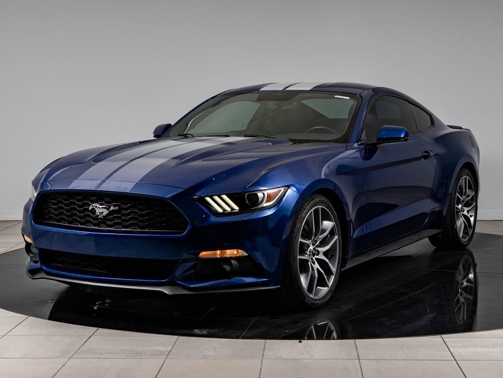 Used 2016 Deep Impact Blue Metallic Ford EcoBoost Premium image 1
