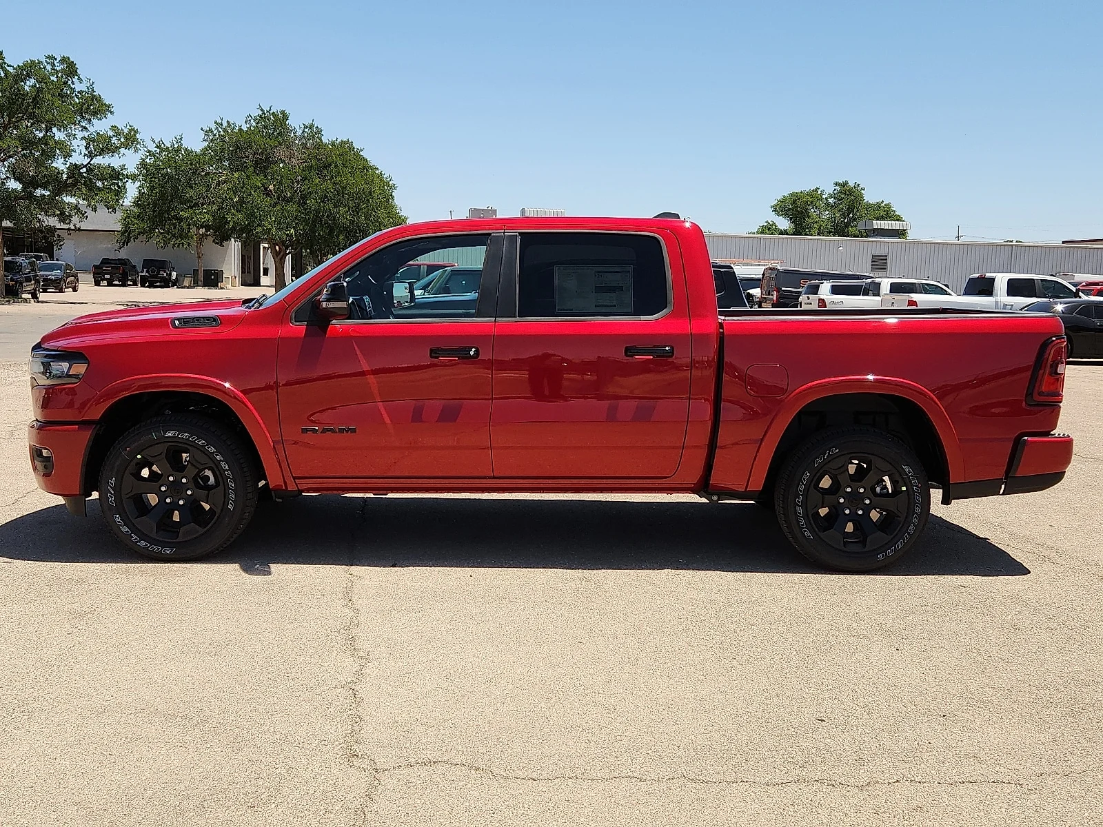 New 2026 Molten Red Pearl-Coat  Paint Ram LONE STAR CREW CAB 4X2 5